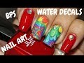 RED * WATER DECALS * NAIL ART | ENAILDIARIES