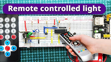 Control Light or Fan wirelessly Using 4017 | Simple electronics mini projects for beginners
