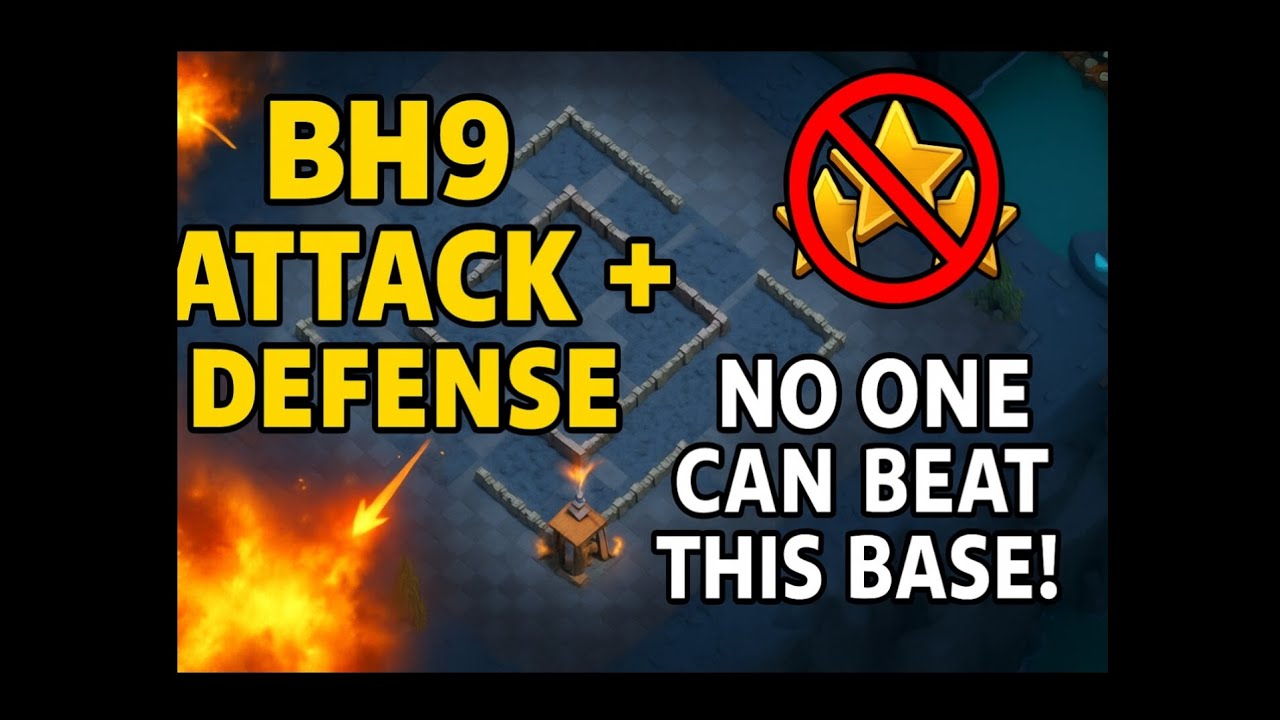 Unbeatable BH9 Defense Base – Stopped Every 3-Star Attack! 🔥 With Live Replays