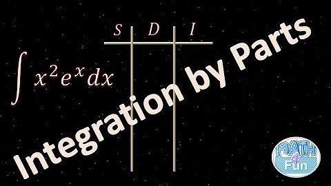 Integration By Parts - Tabular Method