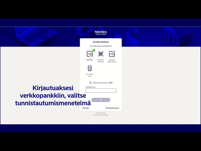 Verkkopankki - hoida pankkiasiat verkossa | Nordea