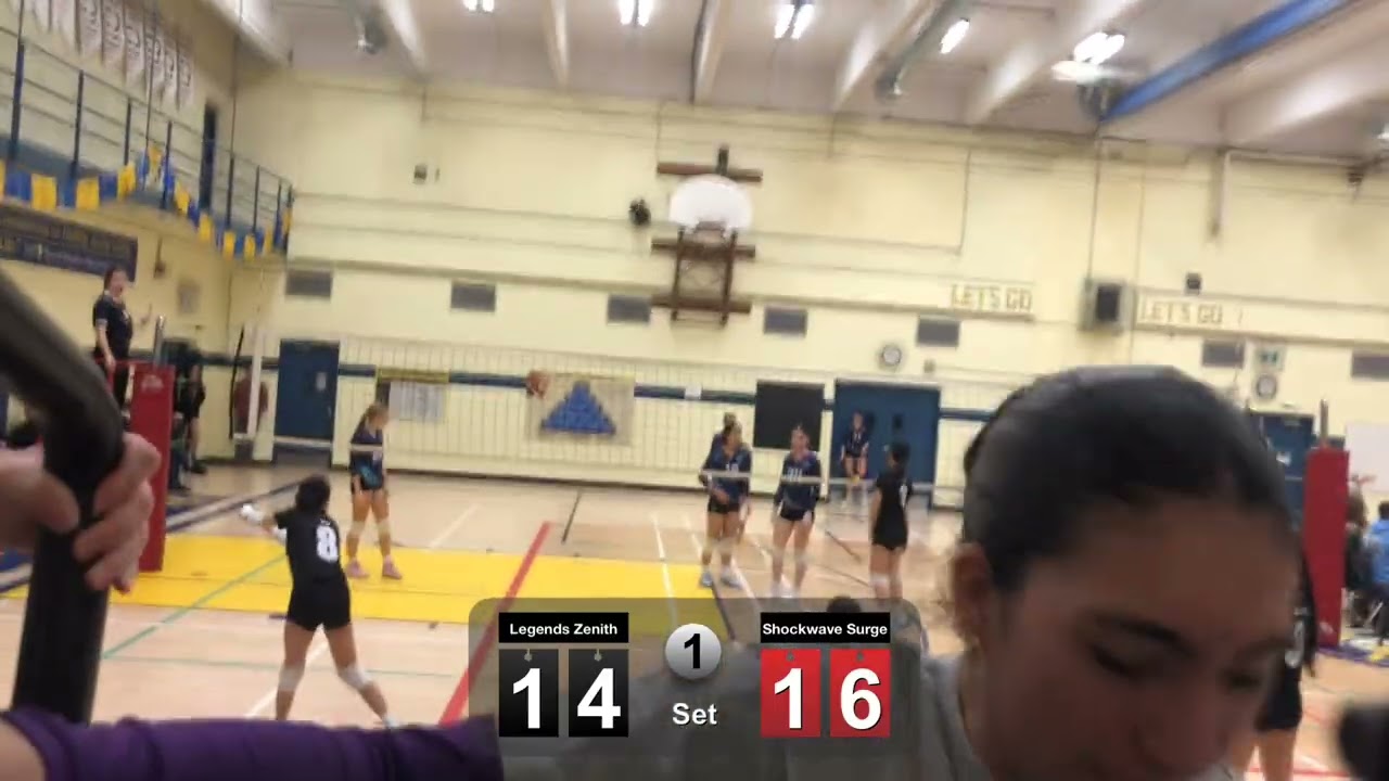 Legend Zenith 15 vs Shockwave Surge set 1