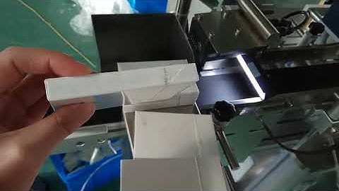 Auto Small Box Label Applicator Top and One Side Corner Sticker Labeling Machine