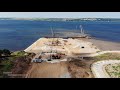 Строительство моста через Волгу / левый берег / bridge construction / июль 2020 / Тольятти / Russia