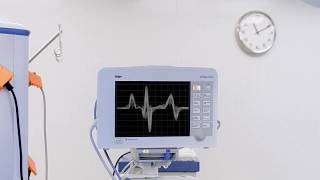 Heart Reading Monitor With Green Screen-Vfx Footage