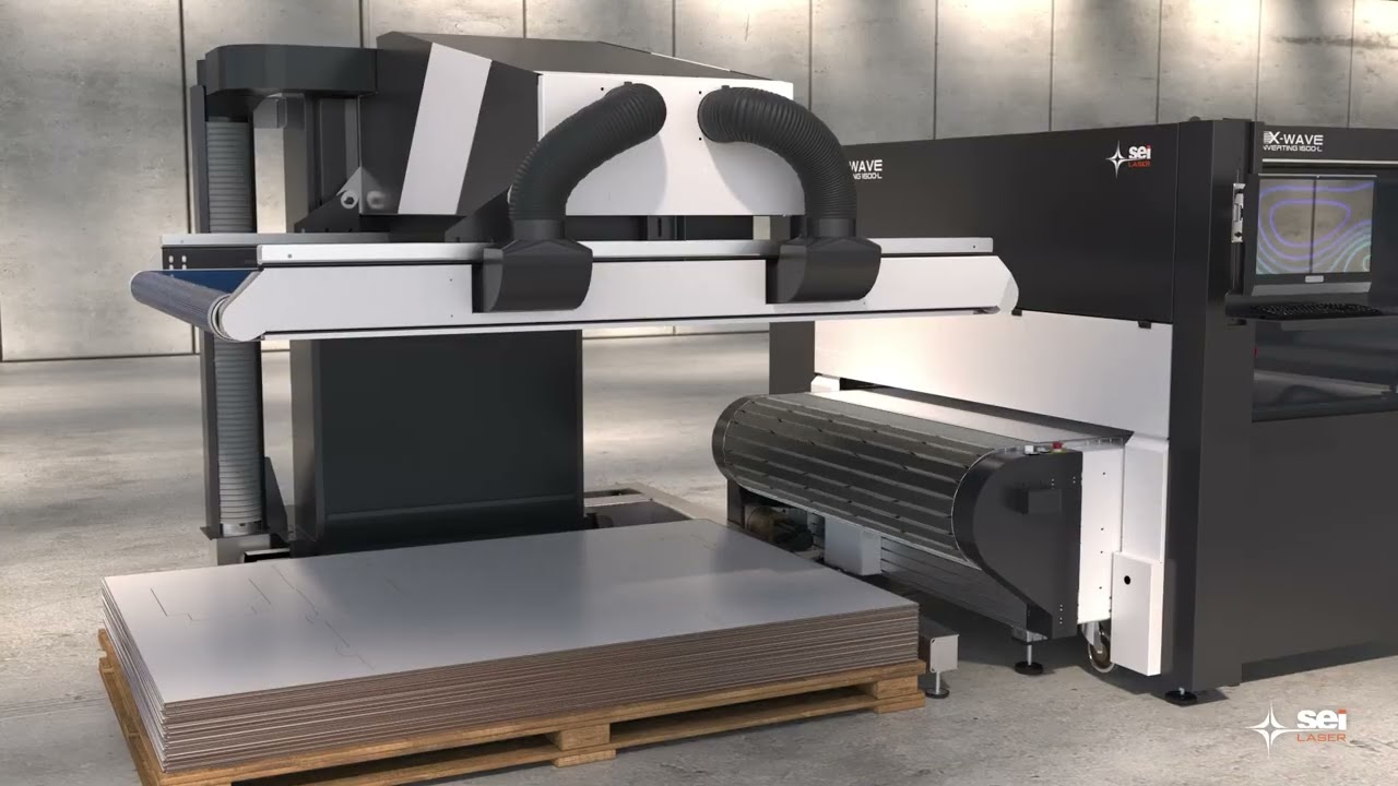SEI Laser X-Wave Converting : la découpeuse laser ultime pour le carton ondulé