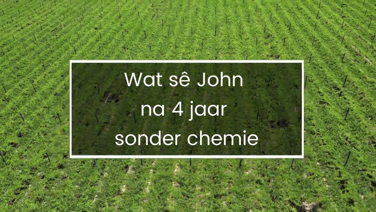 Wat sê John na 4 jaar sonder chemie?