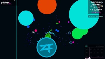 Agar.io - Duo TakeOver #7 - w// Hell-boy & Courage - (Big Server)