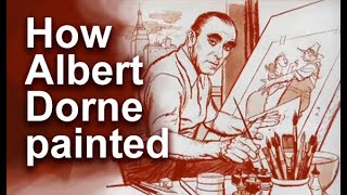 Drawing and Painting Techniques of the great Illustrator Albert Dorne