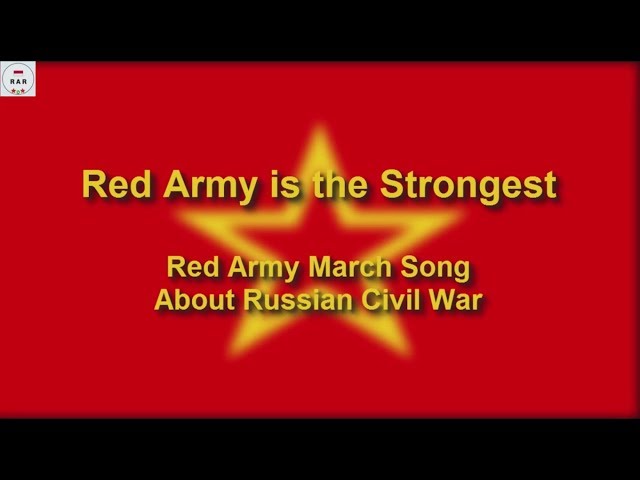 The Red Army Is The Strongest Lyrics - The Red Army Choir - Only on JioSaavn