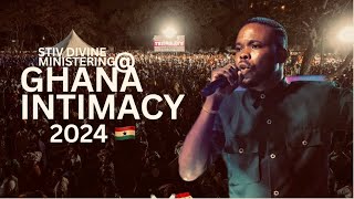 PEOPLE TASTING FOR MORE OF THE GREAT RIVER AS STIV DIVINE MINISTER AT INTIMACY 2024 ACCRA GHANA🇬🇭