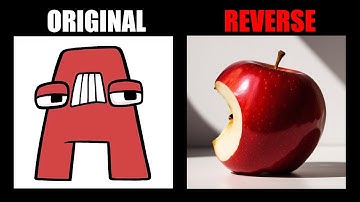 Reverse Alphabet Lore But In Real Life (A-Z...) - All Alphabet Lore Meme Animation - TD Rainbow