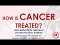 How is cancer treated? Main methods of cancer treatment