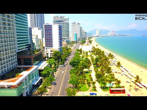 Video Đường Trần Phú Nha Trang dưới góc quay Flycam 4K - youtube