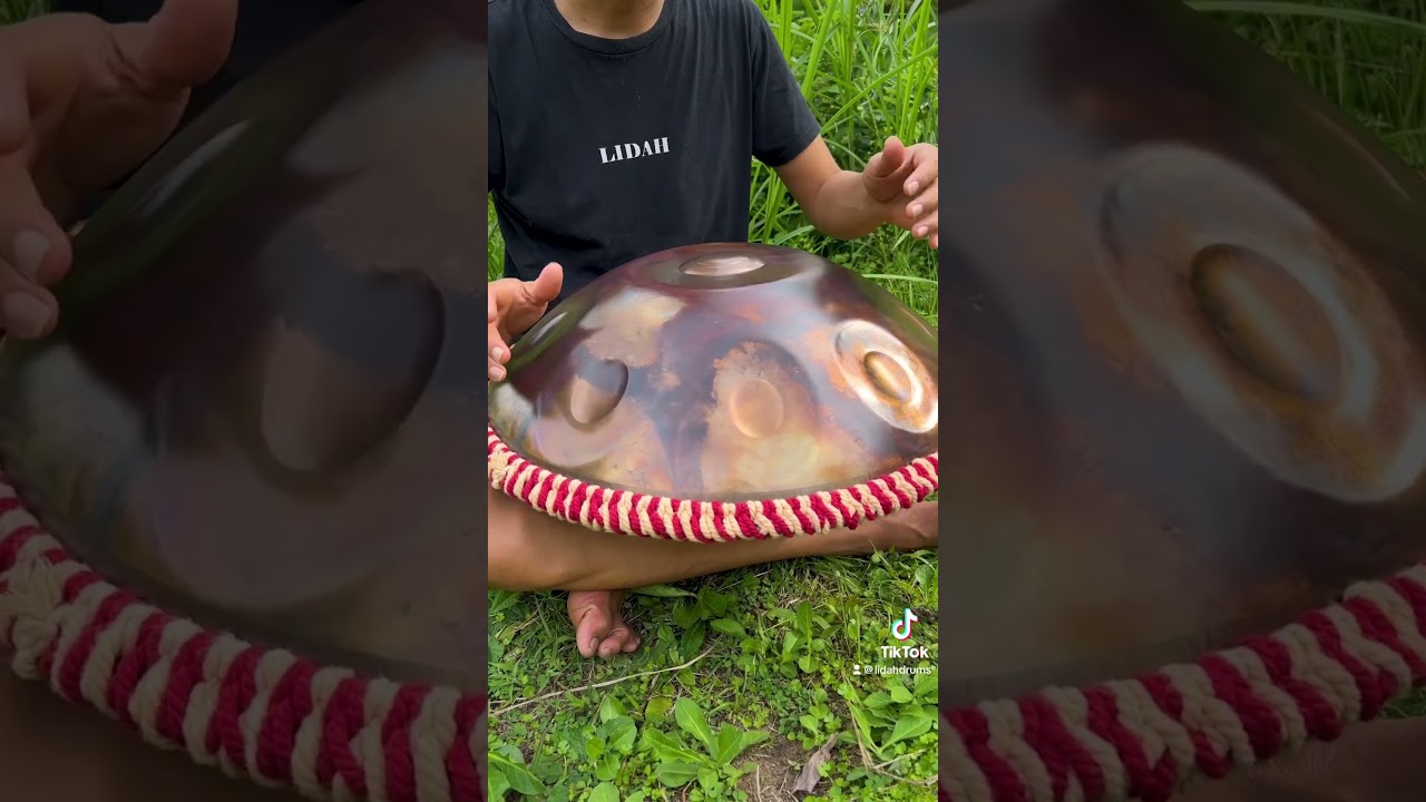 Creating peace with every touch💚#handpan #minihandpan #yogamusic #drums #soundhealing #calmmusic
