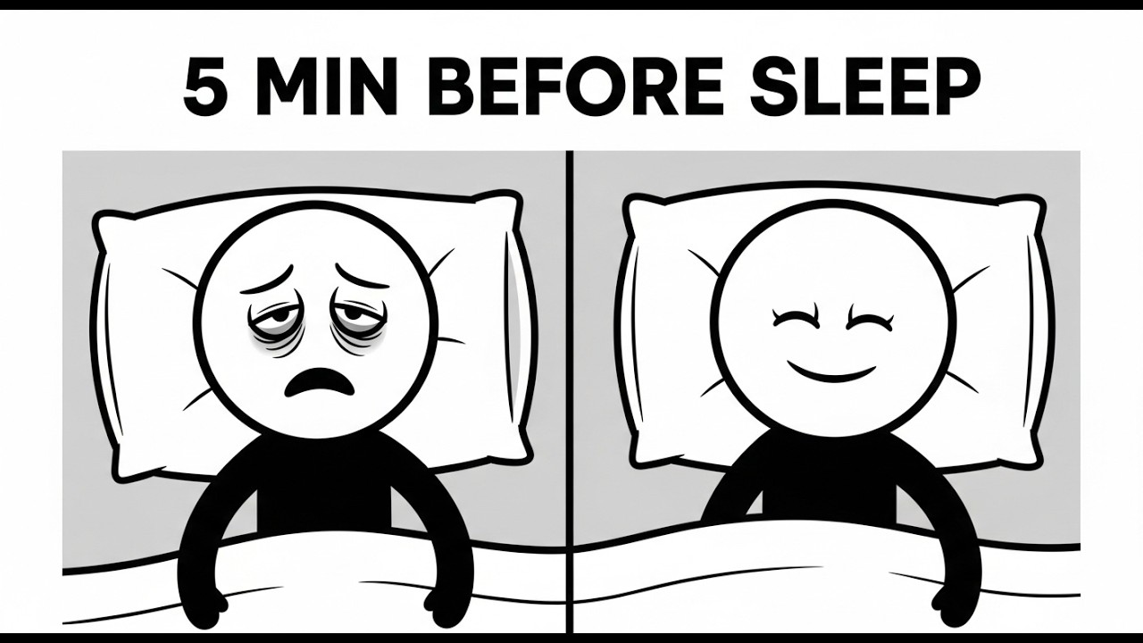 Do This Tonight to Wake Up Happier Tomorrow ( 5 Minute Routine )