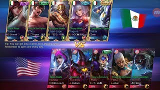 USA VS MEXICO - mobile legends national arena contest - game 2