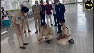 Chandrababu Naidu | TDP Chief stages a sit-in protest after being detained at Tirupati Airport