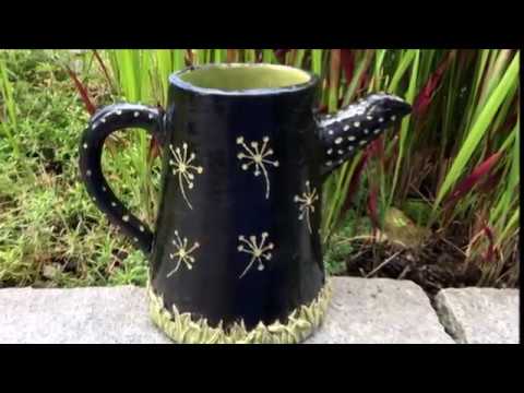 Keramik Giesskanne/Ceramic watering can