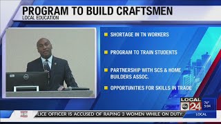 TN Governor & local mayors announce new training in trades for Shelby County School students