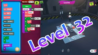 Rabbids Coding - Level 32 Tutorial | Walk-through  疯狂兔子学编程 第32关 教程|秘籍|攻略 | Guide