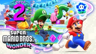 Super Mario Bros Wonder Part 2: FluffPuff Peaks