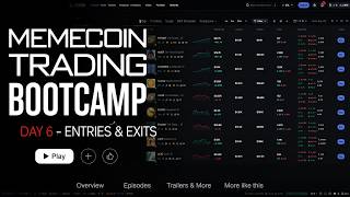 Memecoin Trading Boot Camp Day 6 - How To Enter & Exit Trades