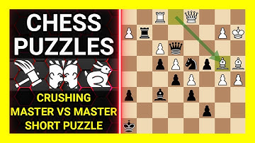 Chess Puzzles to Practice. Themes: Crushing, Master vs Master games, Short puzzle. Learn