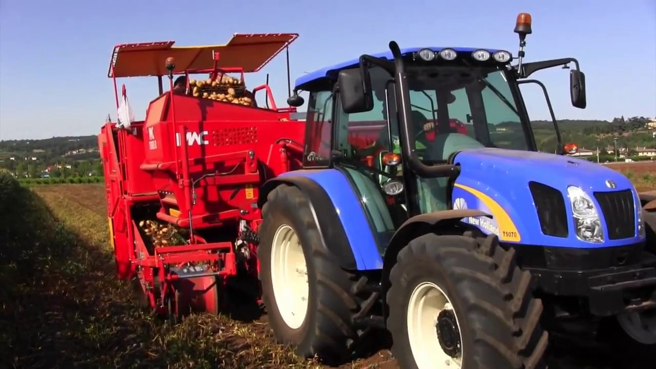 7580RB25-30 Scava raccogli patate con tramoggia - Potato harvester with hopper ITA - IMAC Rondelli