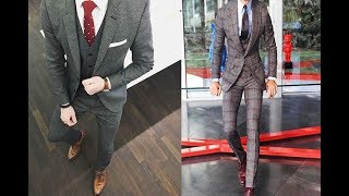 أحدث ما توصلت إليه الموضه العالميه للبدل الرجالي !!  slim fit  !! المجموعه الأولي