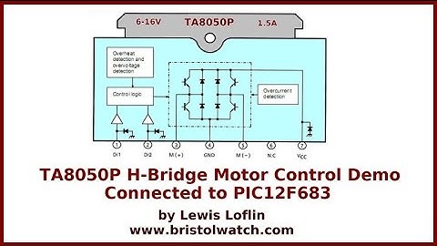 TA8050P H-Bridge Motor Control