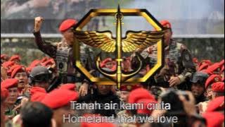 Indonesia National Forces Song - Hymne Kopassus (Kopassus Hymn)