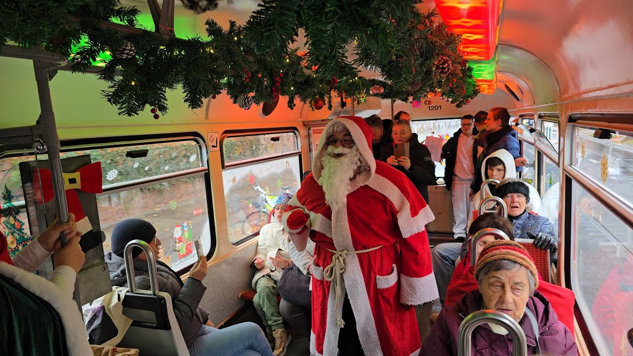 Weihnacht-Straßenbahn in Halle (Saale)