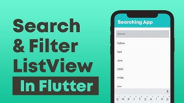 Search & Filter ListView in Flutter  #khoobcoding