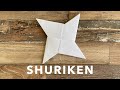 Comment faire un origami shuriken   trs facile