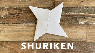 Comment faire un Origami SHURIKEN 🥷 - Très Facile