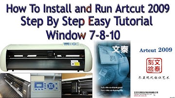How to install Artcut Software and Run Complete Step by Step Tutorial I (Easy&Fast)