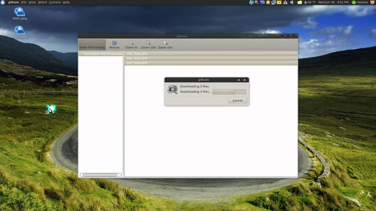 GtKam for Digital Camera Ubuntu 10.04 YouTube