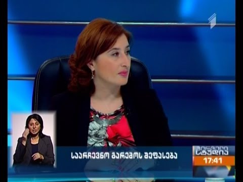 პირველი სტუდია - საარჩევნო გარემოს შეფასება - თამარ ჟვანია - ცესკო-ს თავმჯდომარე;