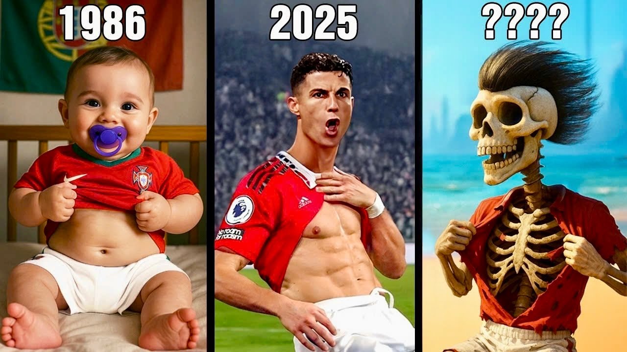 Угадай Эволюцию + Смешной Момент Криштиану Роналду👶➡️🧓➡️💀 Угадай Игрока по его Телу❓Роналду