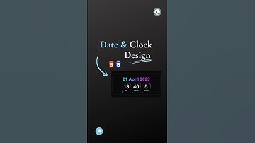 Date & Clock Design 🎯#shorts #youtubeshorts #viral