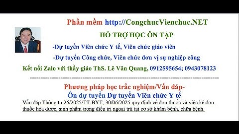 Vấn đáp-Thông tư 26/2025/TT-BYT;30/06/2025-Kê đơn thuốc hóa dược, sinh phẩm  điều trị ngoại trú