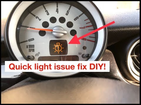 How To Replace License Plate Light On Mini Cooper