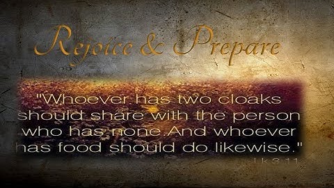 3rd Sunday of Advent Cycle C