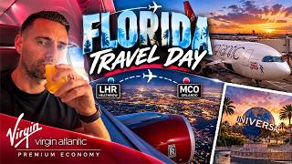 Florida Travel Day  |  Virgin Atlantic Premium Economy LHR ✈️ MCO  |  Disney, Universal & More!