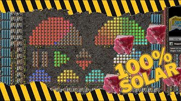 100% Solar Promethium MEGA Havester - Factorio