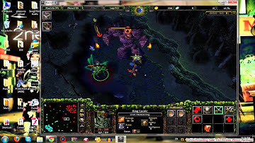DotA - Ursa & Skeleton King Level 1 Roshan !!