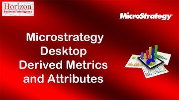 Derived metrics and attributes - Microstrategy Desktop