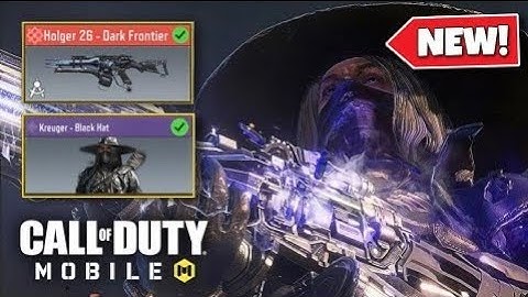 *NEW* DARK GUNMAN MYTHIC DROP DRAW HOLGER 26 "DARK FRONTIER" + COD Mobile! Leaks