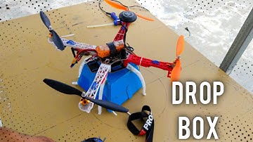 How to make a Flower & Food Dropping Drone step by step/How to make Drone with Drop Box/Rescue Drone